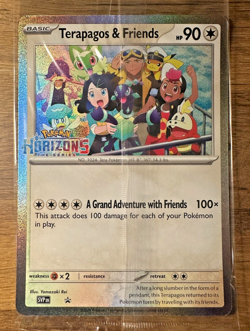 Terapagos and Friends - Jumbo Pokemon Promo Card - Pokemon Horizons Sealed SVP - Image 1