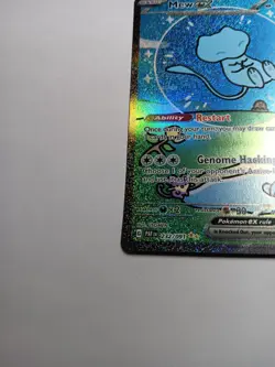 Mew EX 232/091 Bubble Mew Holo Card Sv: Paldean Fates Sir Near Mint NM Condition - Image 4