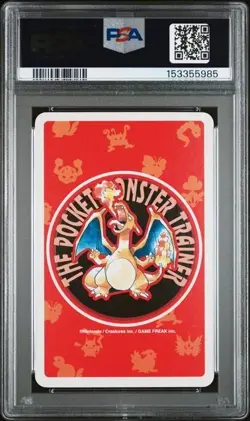 PSA 10 FLAREON 9 OF CLUBS 1996 POKEMON POKER PLAYING CARDS RED CHARIZARD - Image 2