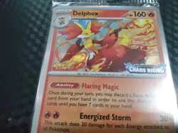 Pokemon TCG Chaos Rising Sealed Set Of 4 Staff Prerelease Promo Cards Ampharos + - Image 2
