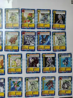 All 42 Digimon Cards French Serie 3 Common Cards Vintage 2000 - Image 4
