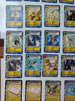 All 42 Digimon Cards French Serie 3 Common Cards Vintage 2000 - Image 5