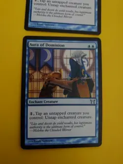 Aura of Dominion x2 Enchant Creature Champions of Kamigawa. MTG 2 Card. - Image 2