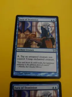 Aura of Dominion x2 Enchant Creature Champions of Kamigawa. MTG 2 Card. - Image 4