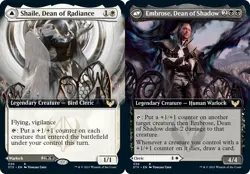 Shaile, Dean of Radiance // Embrose, Dean of Shadow - Foil - Extended Art x1 - S - Image 1