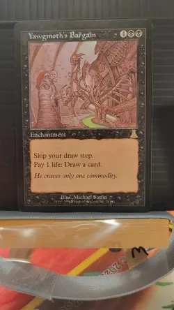 mtg YAWGMOTH'S BARGAIN NM Urza's Destiny 75/143 Reserve List -Argo- - Image 5