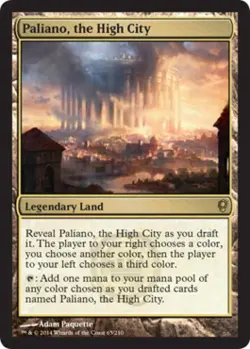 Paliano, the High City -Foil Light Play MTG Conspiracy - Image 1