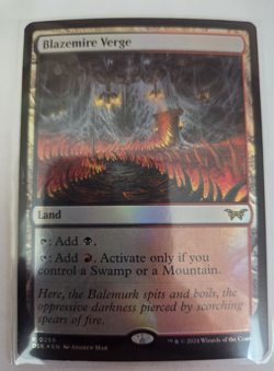 MTG, Blazemire Verge Duskmourn: House of Horror Foil NM - Image 1