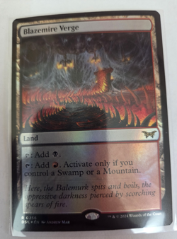 MTG, Blazemire Verge Duskmourn: House of Horror Foil NM - Image 3