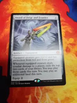 Sword of Forge and Frontier - Phyrexia: All Will Be One (ONE) - NM/SP - Image 1