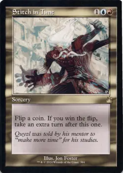 Stitch in Time (Retro Frame) Ravnica Remastered - Magic MTG NM - Image 1