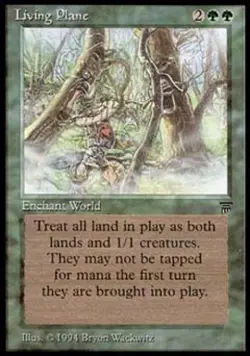 MTG English Living Plane Light Play Normal Legends - Image 1