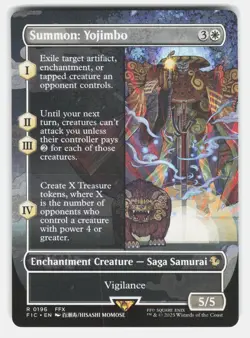 SUMMON: YOJIMBO (BORDERLESS) 196 - Magic: The Gathering - 2025 MOMOSE NM/M - Image 1