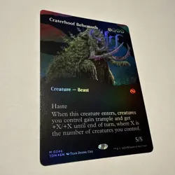 X1 foil borderless Craterhoof Behemoth TDM - Image 1