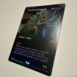 X1 foil borderless Craterhoof Behemoth TDM - Image 2