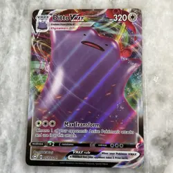 Ditto Vmax 051/072 Shining Fates- NM Ultra Rare Full Art Pokemon Card - Image 1