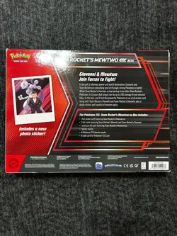 Pokemon TCG Team Rocket’s Mewtwo EX Box - NEW SEALED - Image 2