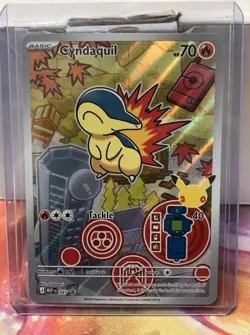 Nintendo Cyndaquil 047 Holo Rare English 70HP Basic Pokemon TCG - Image 1
