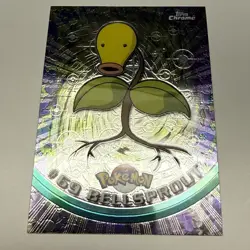 Topps Chrome 1999 Bellsprout #69 Pokemon TV Animation Edition Series 1 MP - Image 1