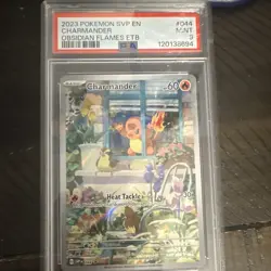 Pokemon 2023 SVP Charmander 044 Scarlet & Violet Promo Holo PSA 9 - Image 1