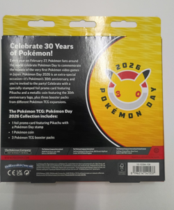 Pokemon TCG Pokemon Day 2026 Pikachu Promo Collection Box Factory Sealed - Image 2