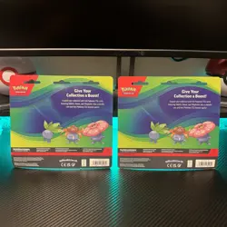 2x Pokemon TCG Mega Evolution 2 Pack Blister Oddish Gloom Vileplume Promo SEALED - Image 2