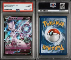 2022 POKEMON GO #030 MEWTWO V PSA 10 - Image 3
