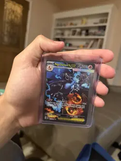 Pokemon TCG Mega Charizard X EX Secret Rare Full Art Holo English 360 HP 125/094 - Image 3