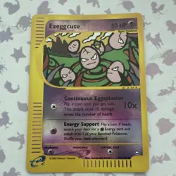 Pokemon TCG Exeggcute Aquapolis Reverse Holo Common 50 HP 077/147 English 2002 - Image 1