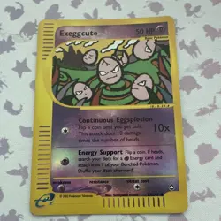 Pokemon TCG Exeggcute Aquapolis Reverse Holo Common 50 HP 077/147 English 2002 - Image 5