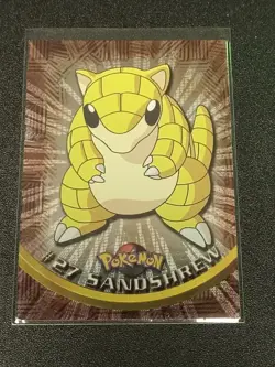 1999 TOPPS Chrome POKEMON Series 1-SANDSHREW NM MINT - Image 1