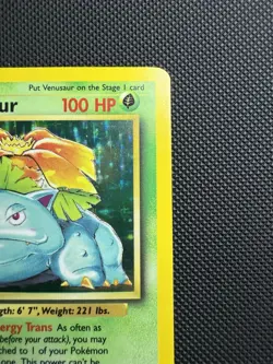 Pokemon TCG Base Set Venusaur Holo Rare Card 15/102 NM - Image 5