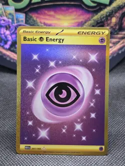 Pokemon TCG SV: Scarlet & Violet 151 Basic Psychic Energy 207/165 Hyper Rare - Image 1