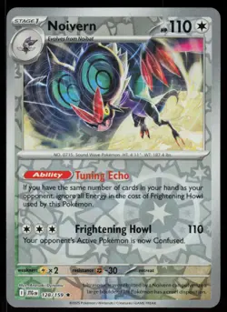 Noivern 128/159 Rare Journey Together Pokemon Reverse Holo Near Mint - Image 1