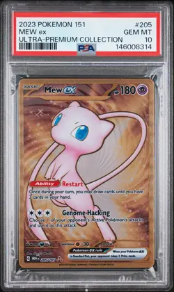 2023 POKEMON 151 ULTRA-PREMIUM COLLECTION #205 MEW EX PSA 10 - Image 1