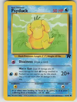 Pokemon TCG Psyduck Common Team Rocket 65/82 - Image 1