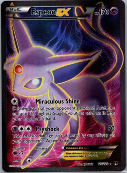 Espeon EX 117/122 BREAKpoint Pokemon TCG Holo Ultra Rare NM - Image 1