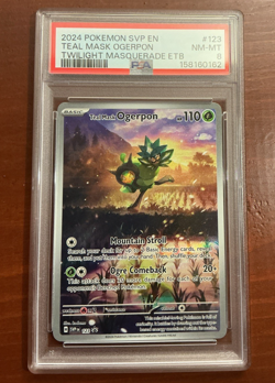 PSA Mint 8 2024 Pokemon SVP EN Teal Mask Ogerpon Twilight Masquerade ETB - Image 1