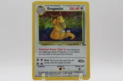 Pokemon TCG Dragonite Fossil Holo Unlimited Rare Card 4/62 Vintage 1999 OG WOTC - Image 1