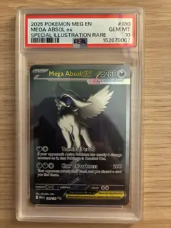 Pokemon TCG Mega Absol EX Sir 180/132 PSA Grade 10 Gem Mint - Image 1
