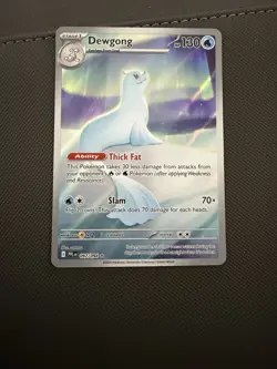 Pokemon Dewgong 097/094 IR Illustration Rare Phantasmal Flames - Image 1