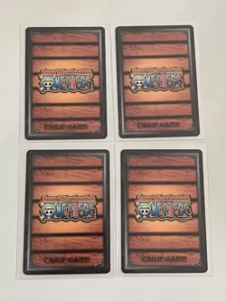4 One Piece Samurai Cards Ccg Luffy Zoro Sanji Usopp/Chopper NM/Mint Promo Set - Image 2