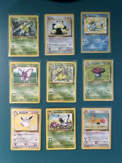 1999 Pokemon JUNGLE Set COMPLETE Unlimited Edition NON HOLO Cards #17-64 LP NM - Image 3