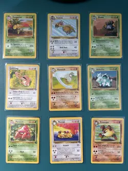 1999 Pokemon JUNGLE Set COMPLETE Unlimited Edition NON HOLO Cards #17-64 LP NM - Image 5