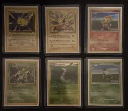 Pokemon TCG 6 Card Lot: Pikachu Jolteon Chimchar Scyther + Base/Platinum - Image 1