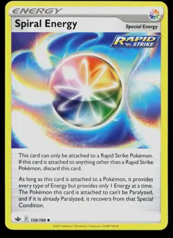 SPIRAL ENERGY 159/198 UNCOMMON CHILLING REIGN POKEMON NM - Image 1