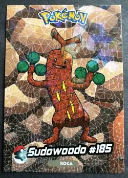 SUDOWOODO - POKEMON JOHTO CRYSTAL CARD COLLECTION CRACKED CCG ICE HOLO - Image 1