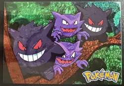 HAUNTER X GENGAR - POKEMON JOHTO CRYSTAL CARD COLLECTION CCG HOLO ART - Image 1