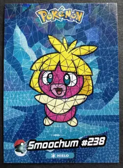 SMOOCHUM - POKEMON JOHTO CRYSTAL CARD COLLECTION CRACKED CCG ICE HOLO - Image 1