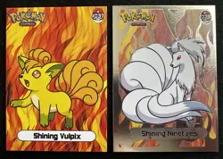 VULPIX X NINETALES LOT - POKEMON SHINY INFINITY CCG SILVER HOLO - Image 1